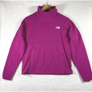 the north face fleece funnel neck polar anchor pullover S gorpcore outdoor cozy